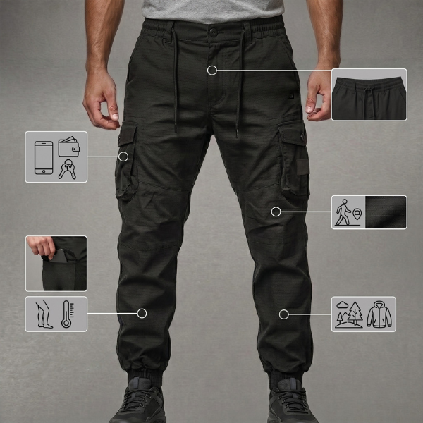 Men’s Active Cargo Trousers – Autumn Offer