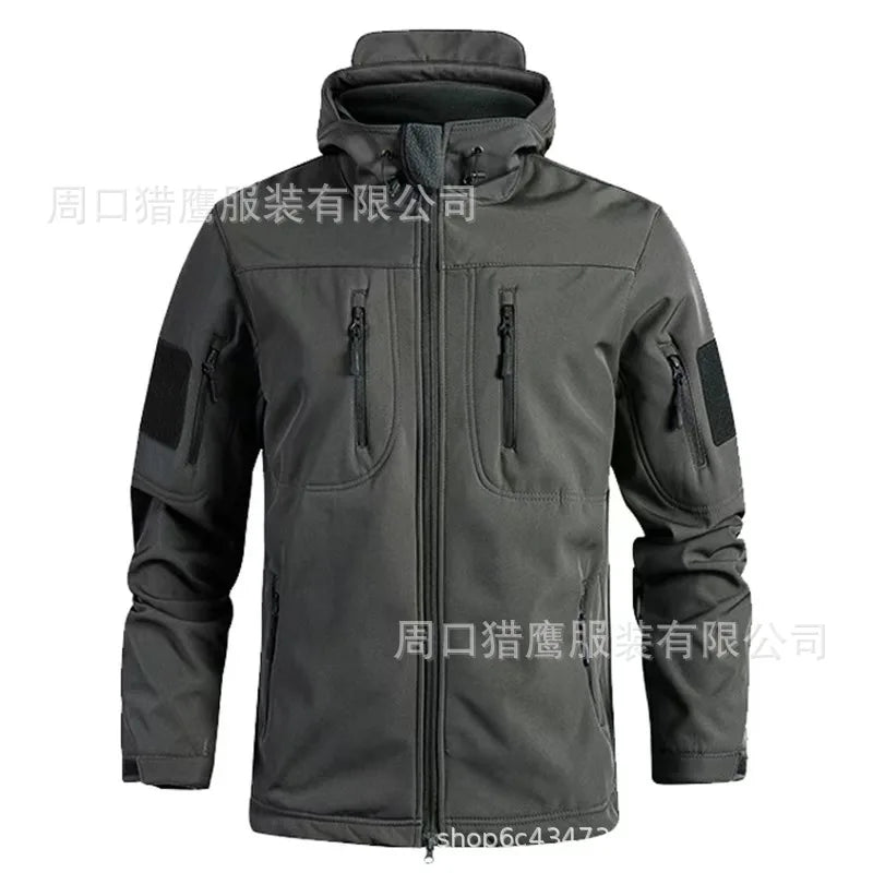 VALEWARD Garrison Tactical Softshell in S, with the sleeve patch panel