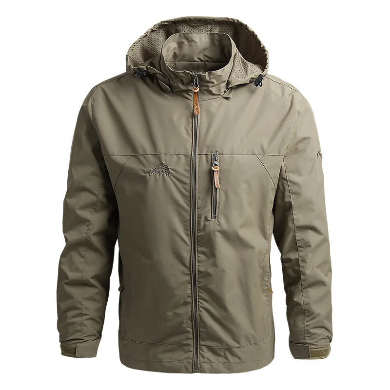 VALEWARD Vanguard Tactical Jacket in Field Sand, front view.