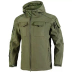 VALEWARD Drover Tactical Fleece Jacket in Ranger Green, front view