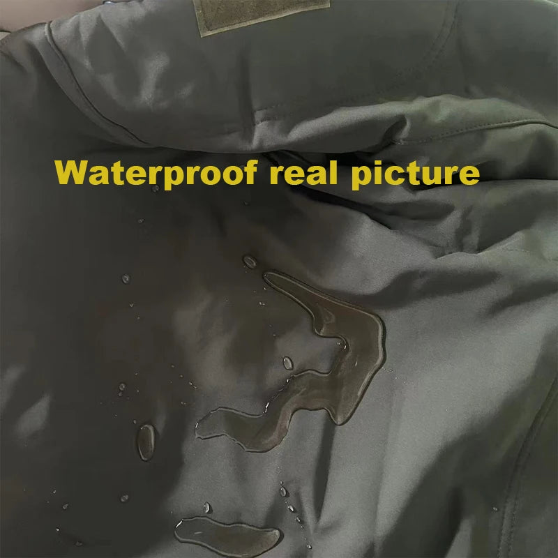 Close-up of water beading on the Bastion's face fabric, demonstrating water resistance.