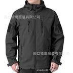 VALEWARD Garrison Tactical Softshell in XXXL, showing the adjustable drawcord hood