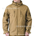 VALEWARD Garrison Tactical Softshell in XXL, showing the adjustable drawcord hood