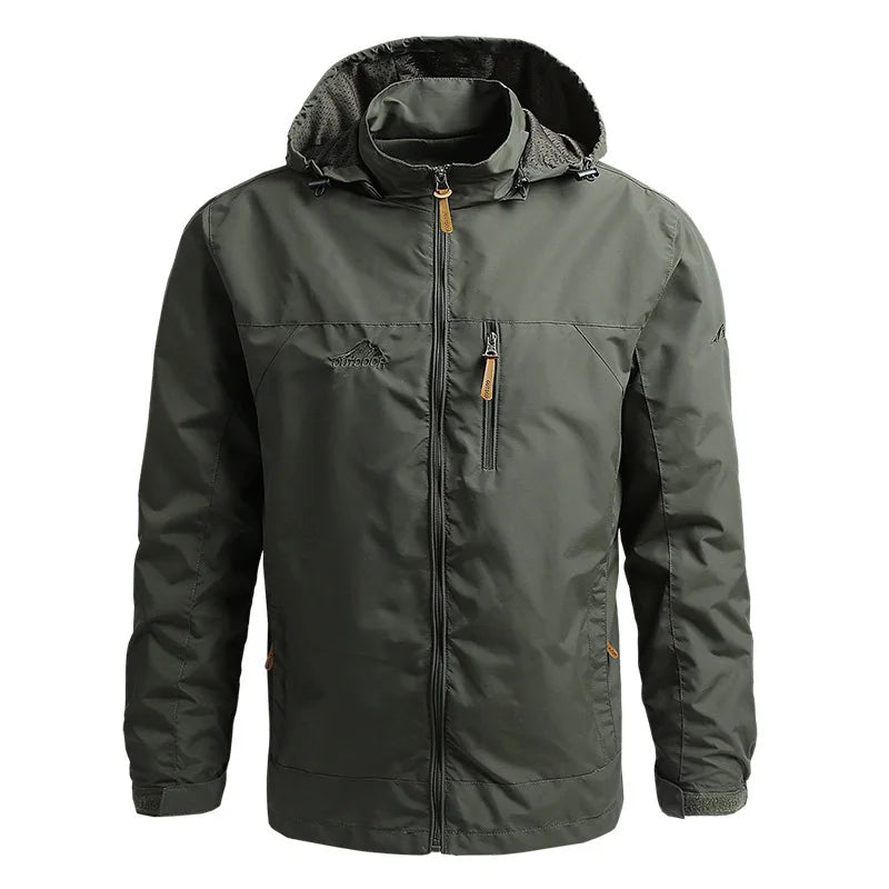 VALEWARD Vanguard Tactical Jacket in Ranger Green, front view.