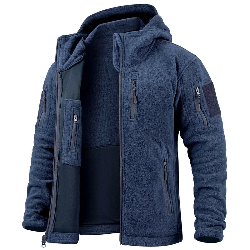 VALEWARD Thicket Hunting Fleece in US S, showing the sleeve zip pocket
