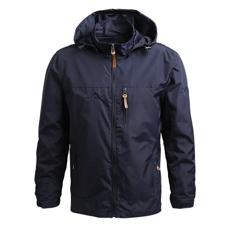 VALEWARD Vanguard Tactical Jacket in Night Navy, front view.