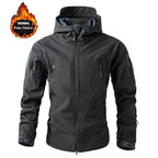 VALEWARD Bastion Softshell Jacket in Gunmetal Grey, front view.