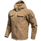 VALEWARD Drover Tactical Fleece Jacket in Field Sand, front view